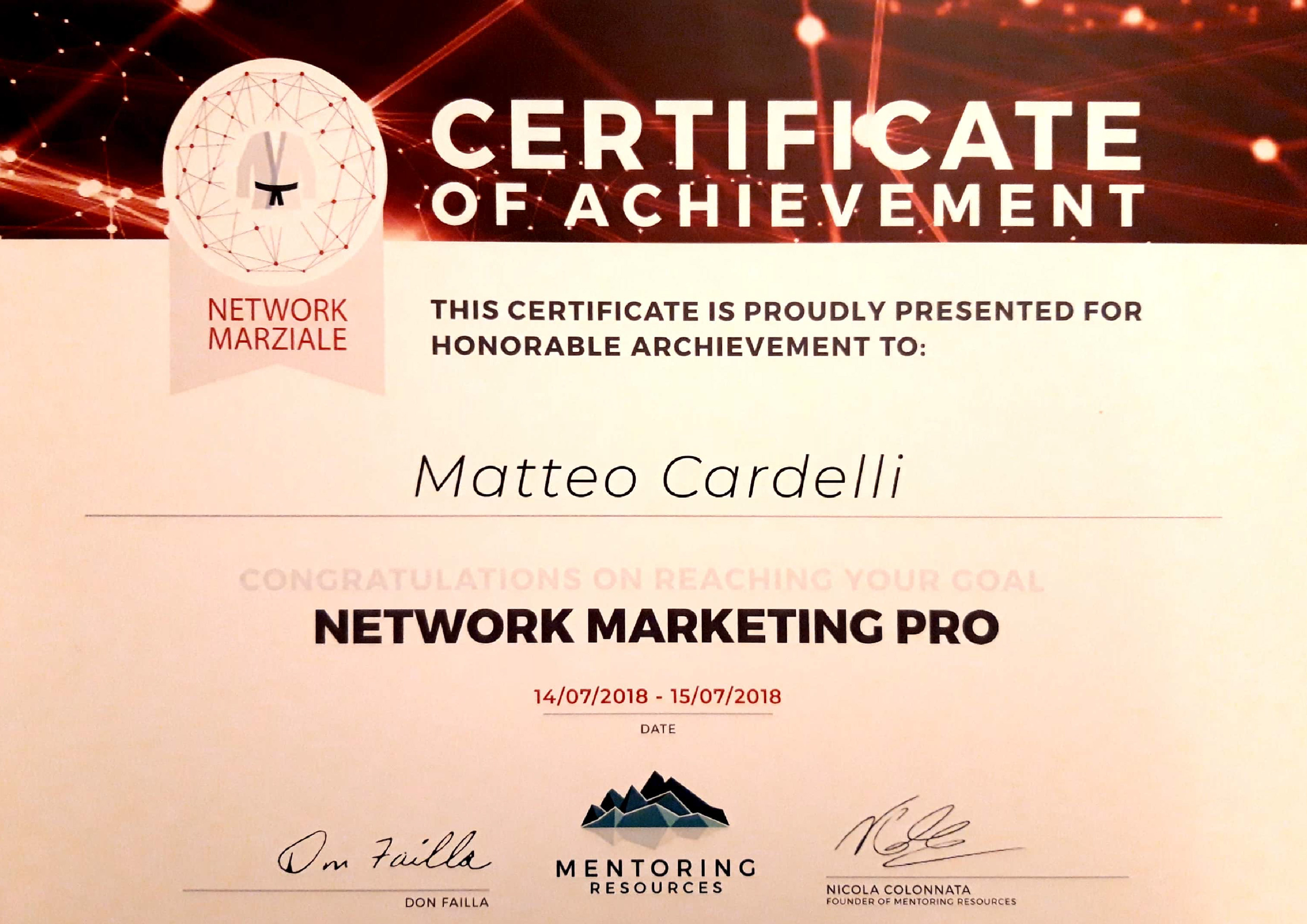 Certificato 1
